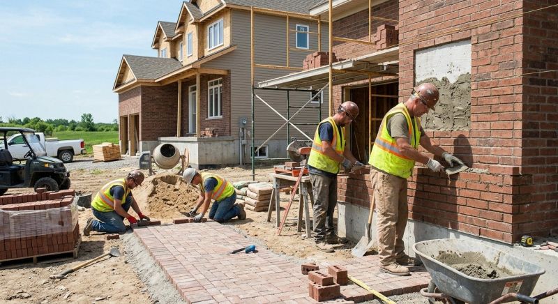 Brick Border Installation in Stamford, CT